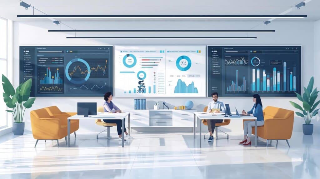 Automatización de procesos mediante IA en empresas modernas.